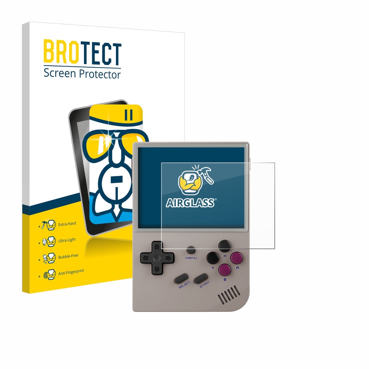 Screenprotector voor Anbernic RG35XX Plus Beschermglas transparant
