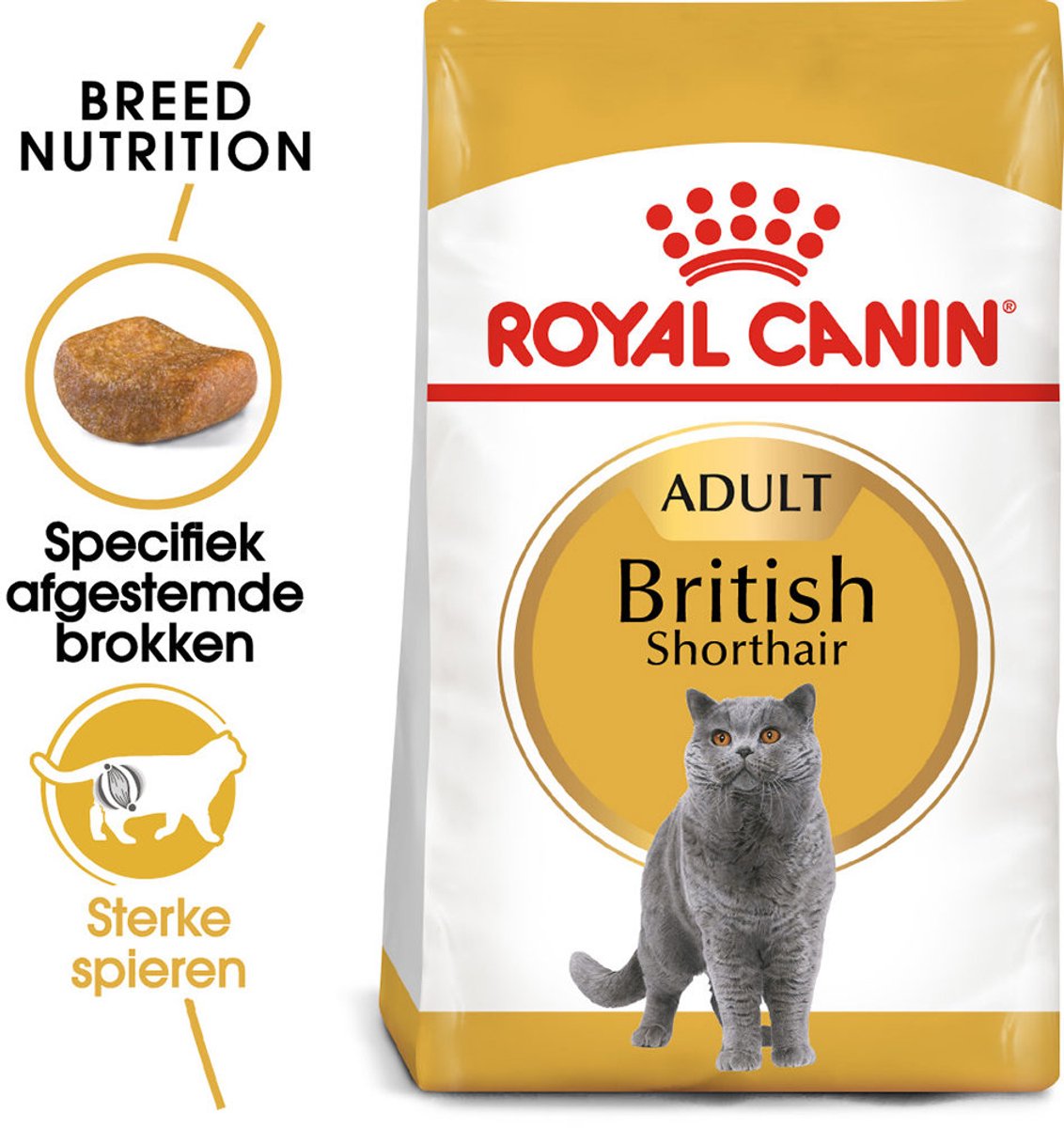 Royal Canin British Shorthair Adult - rasspecifiek voer voor sterke bouw thumbnail 6
