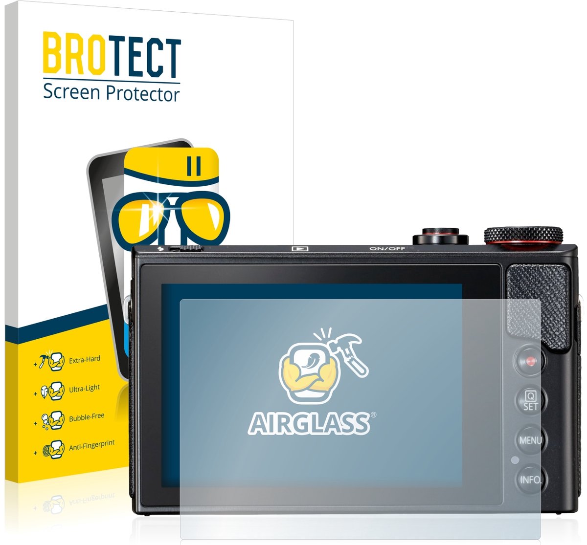 Screenprotector voor Canon PowerShot G9 X Mark II Beschermglas transparant