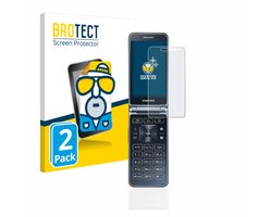 BROTECT - Screenprotector voor Samsung Galaxy Folder 2 - Folie Beschermfolie matte 2 Stuks