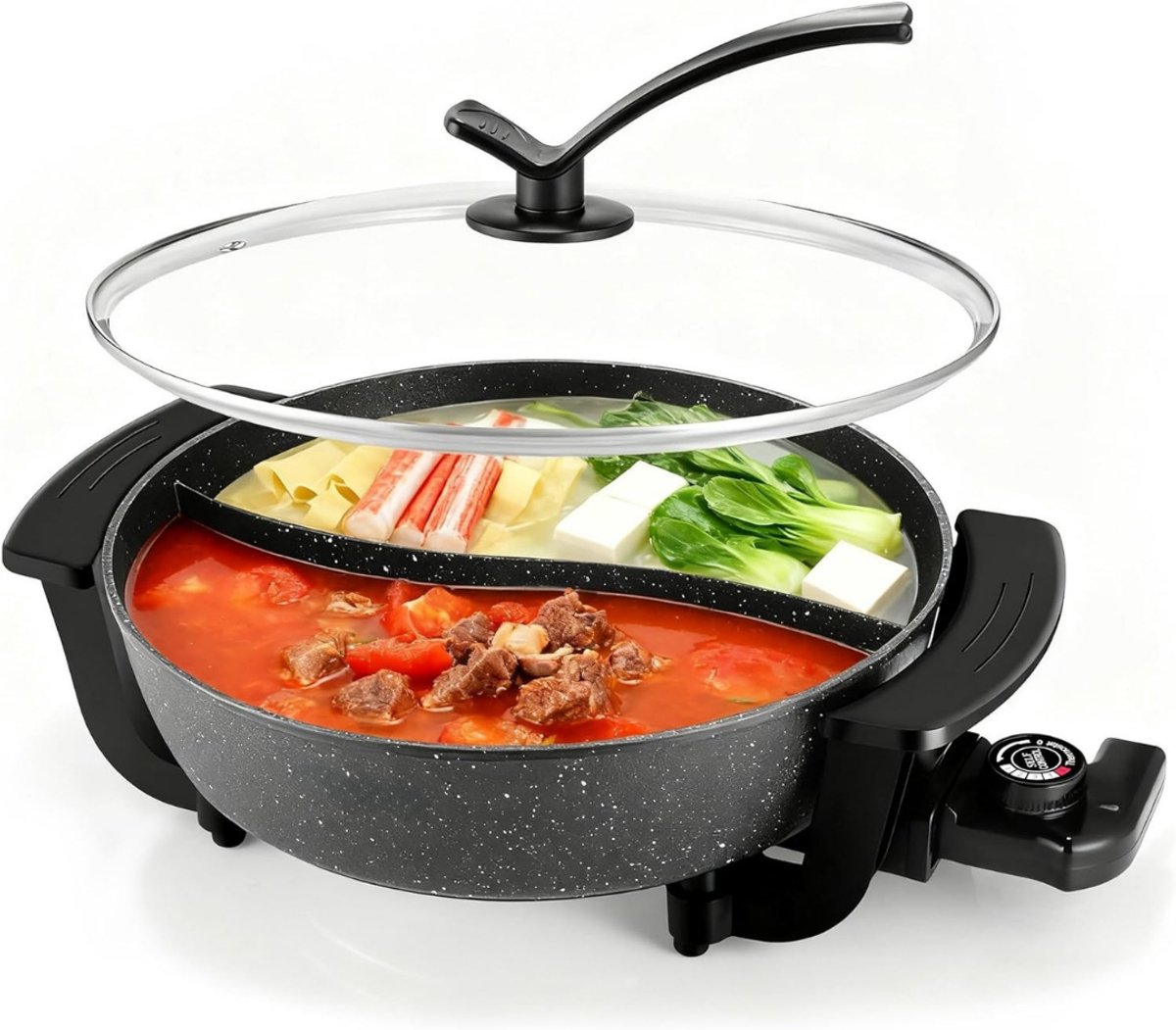 SCH® Hotpot Electrisch - Hotpot - Zwart - 31cm x 39cm x 11cm