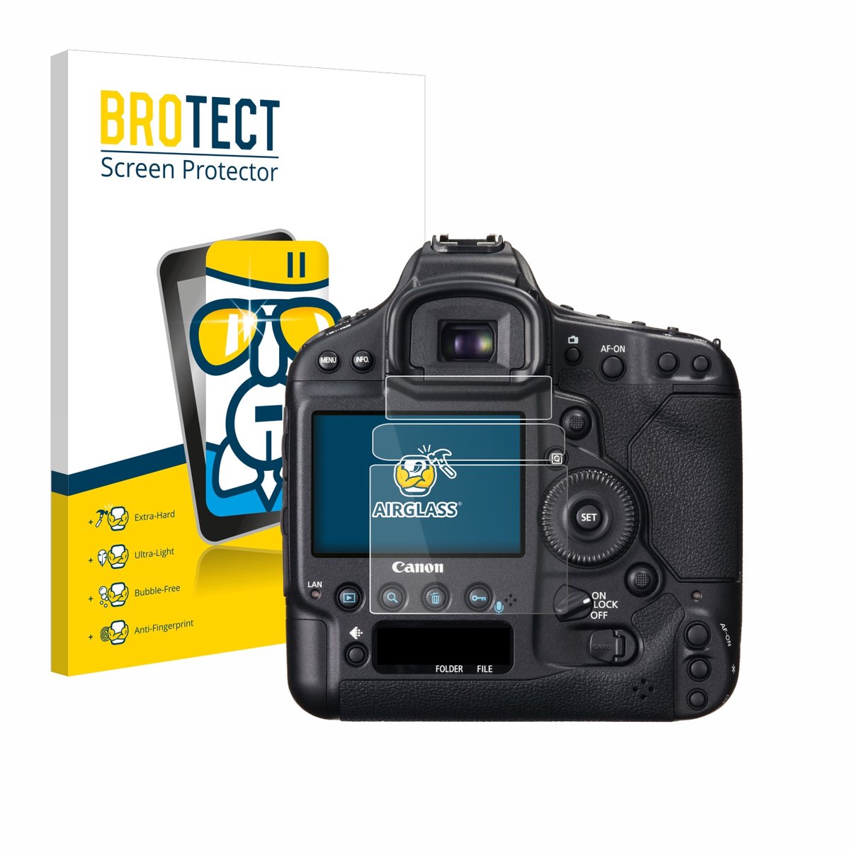 Screenprotector voor Canon EOS 1D X Beschermglas transparant