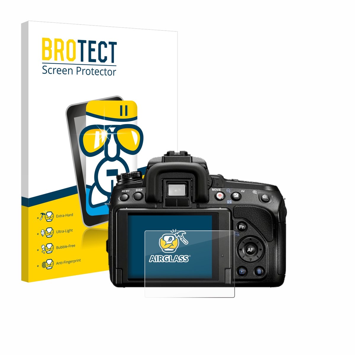 Screenprotector voor Sony Alpha 580 (DSLR-A580) Beschermglas transparant