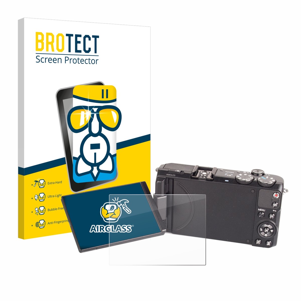 Screenprotector voor Samsung EX2F Beschermglas transparant
