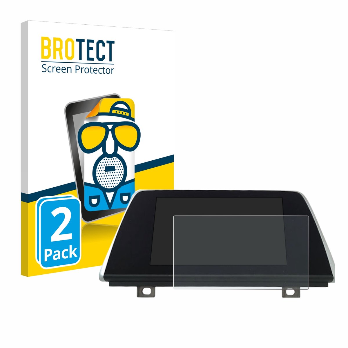 BROTECT - Screenprotector voor BMW Professional 6.5" - Folie Beschermfolie matte 2 Stuks