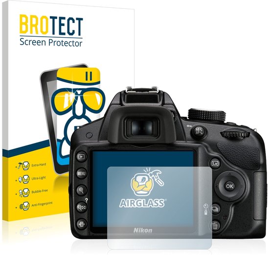 BROTECT - Protecteur d'écran pour Nikon D3200 - Film de protection Verre de protection transparent
