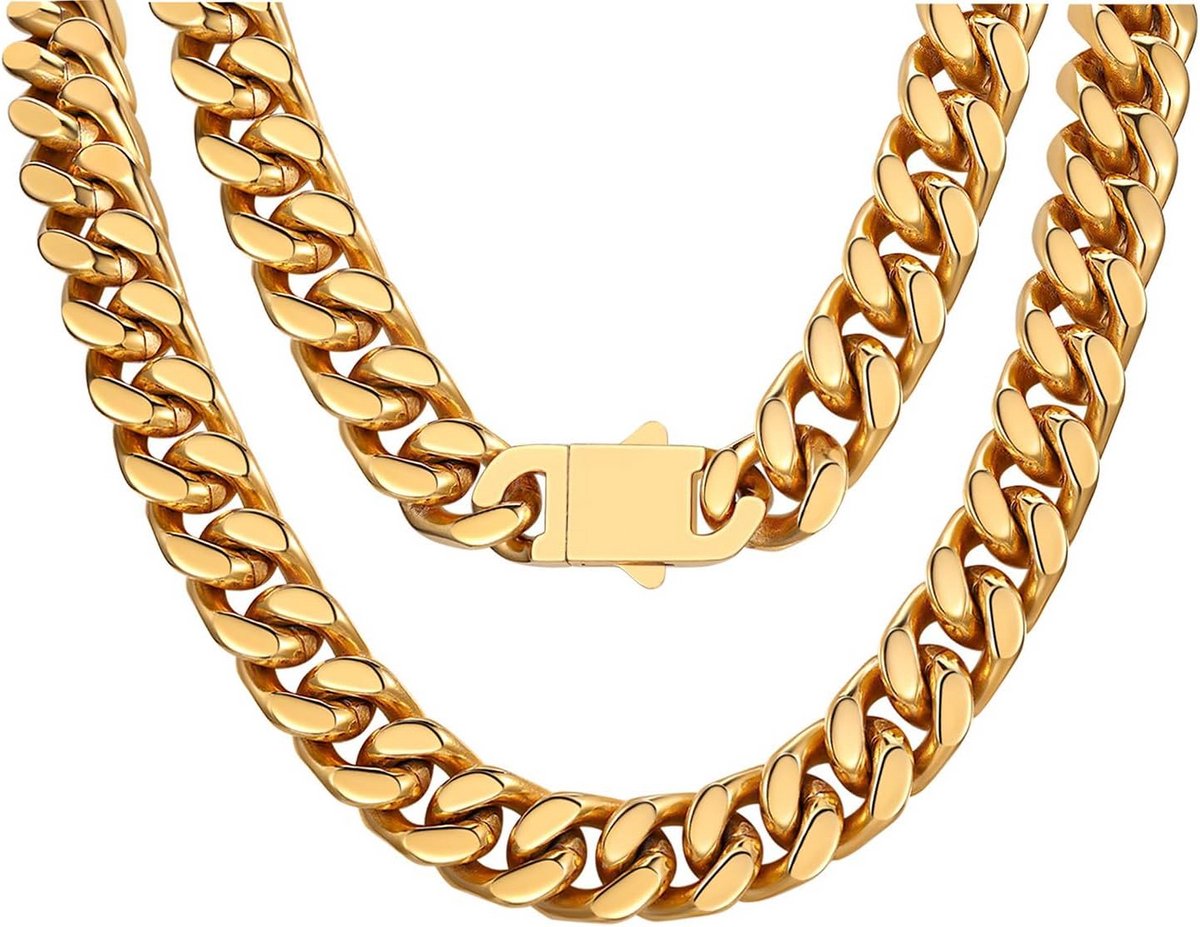 Brede Roestvrij Stalen Ketting voor Dames en Heren - Diverse Maten