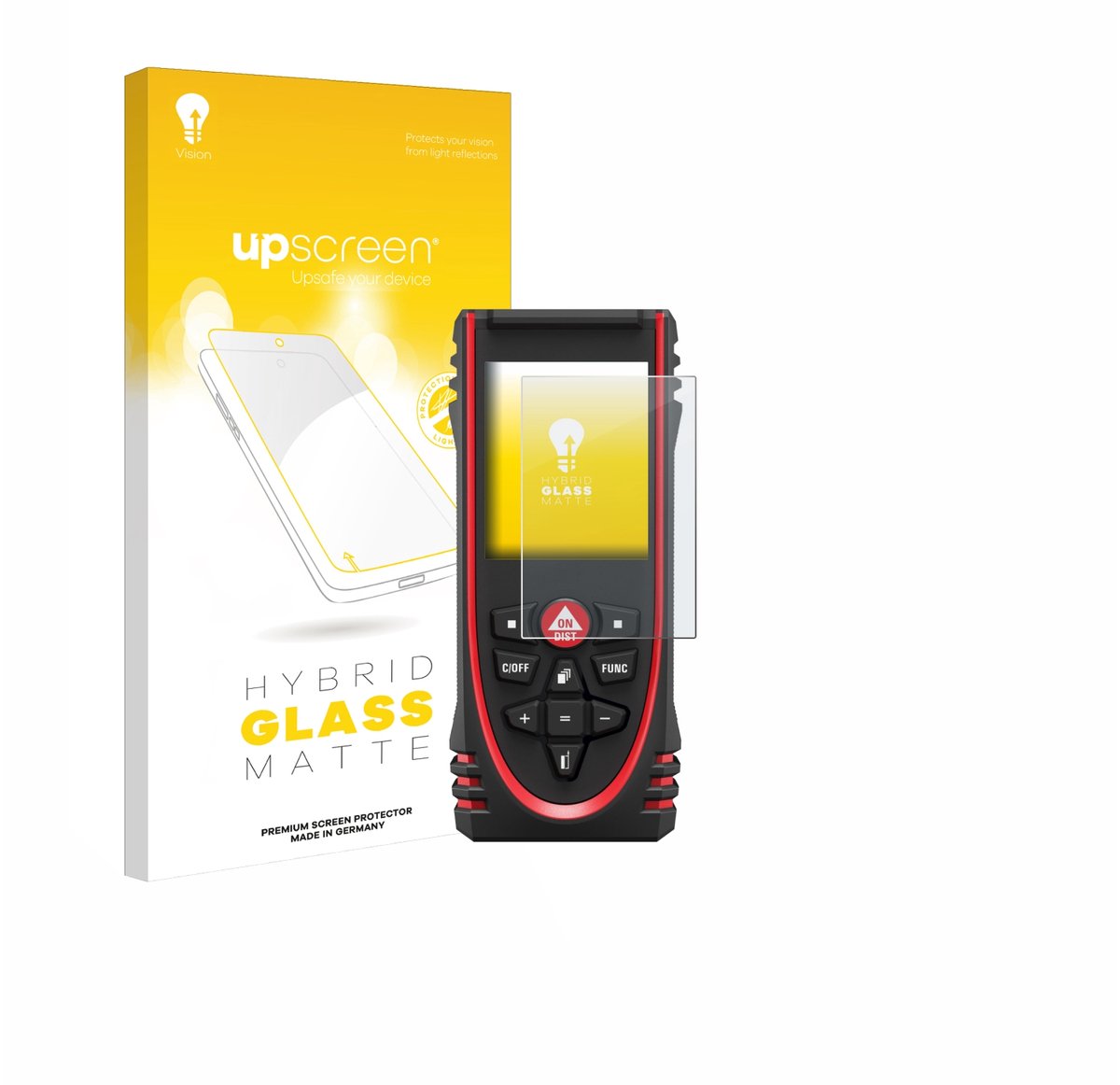 upscreen - Screenprotector voor Leica DISTO X3 - Folie Beschermfolie Beschermglas matte