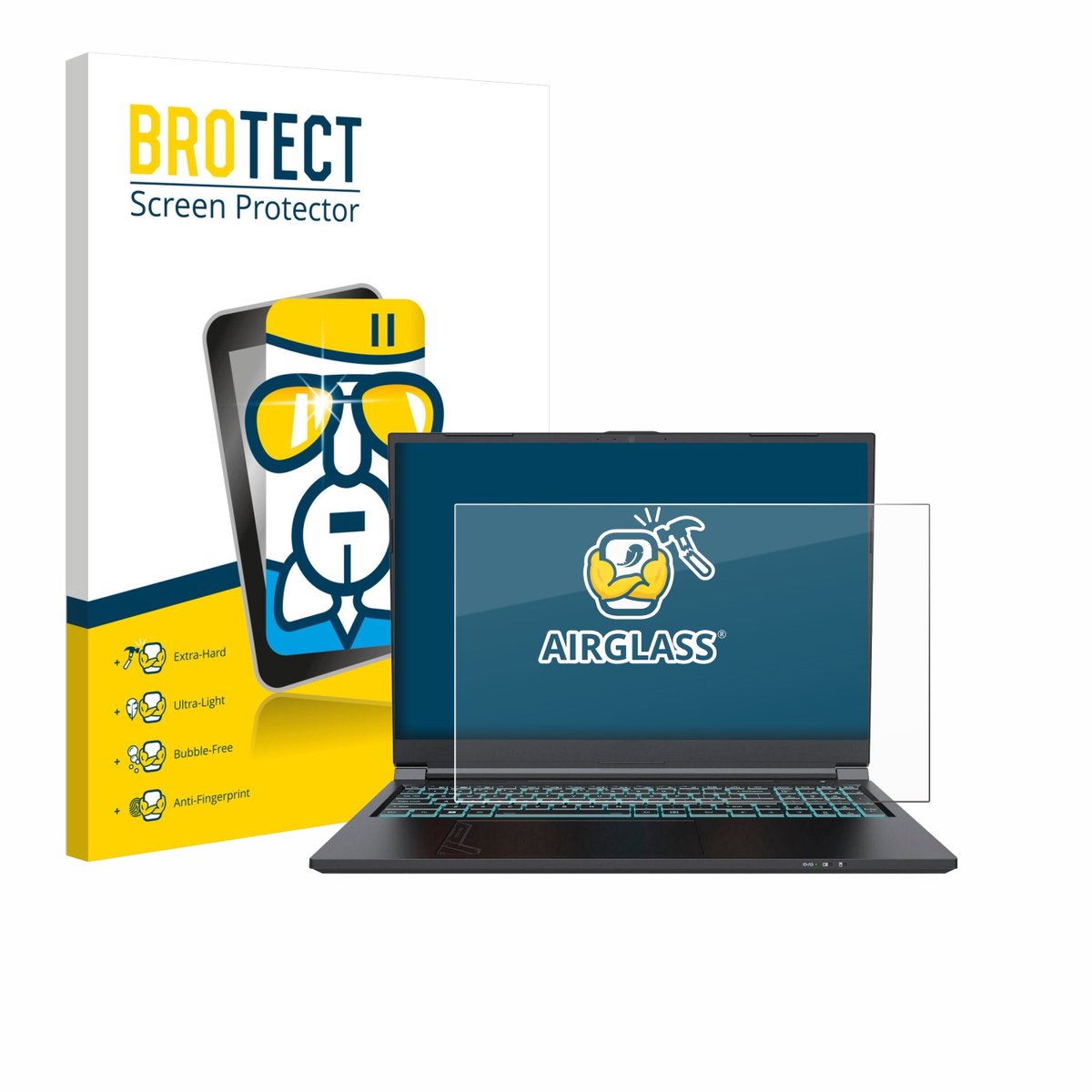 Screenprotector voor Gigabyte G6 2023 Beschermglas transparant