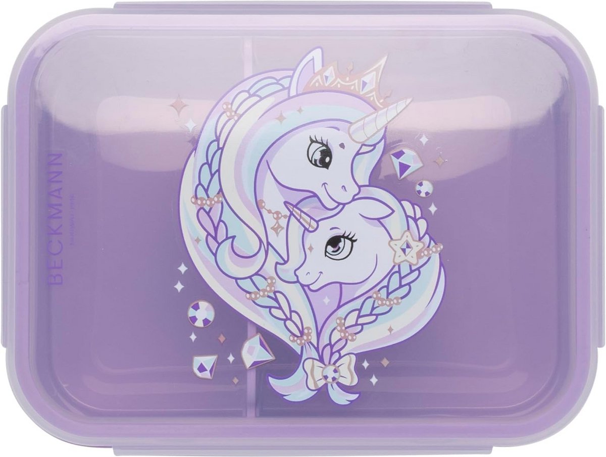 Lunchbox Unicorn Motief - BPA-vrij, Magnetron & Vaatwasmachine Bestendig