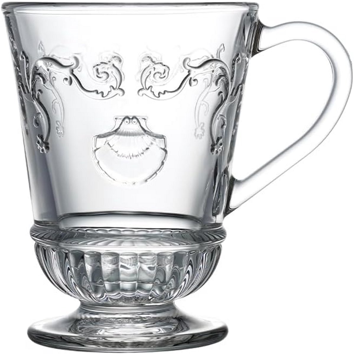 Set van 6 Dikke Glazen Mokken 275 ml voor Koffie of Thee