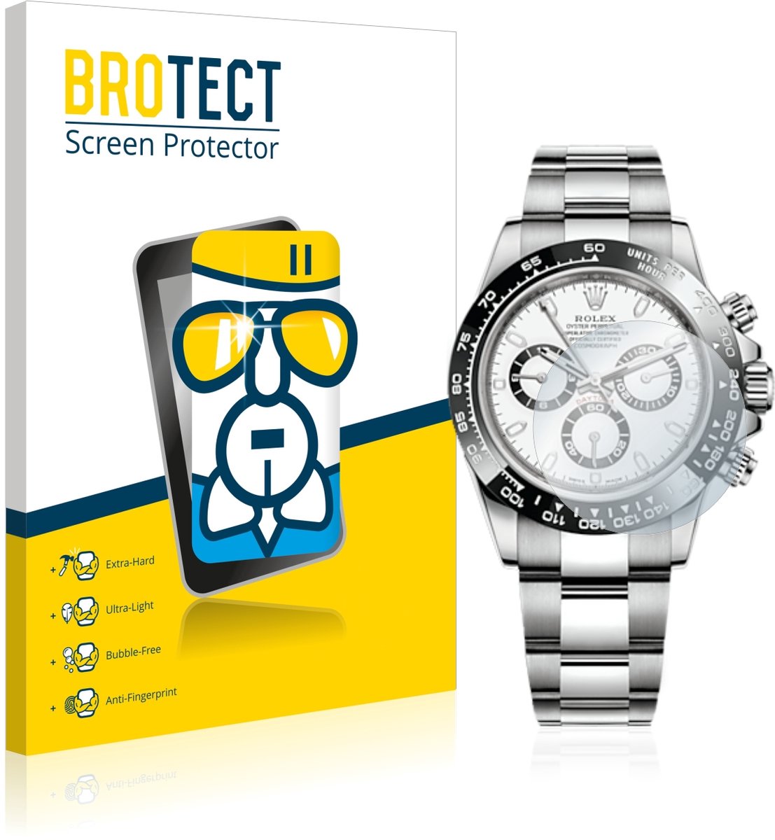 Screenprotector voor Rolex Cosmograph Daytona (40 mm) Beschermglas transparant