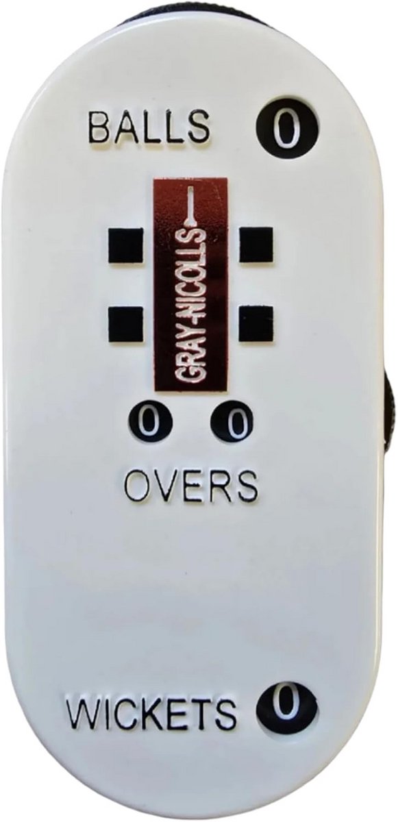 Cricket Umpire Tellingkast Grijs - Score & Wedstrijdbeheer