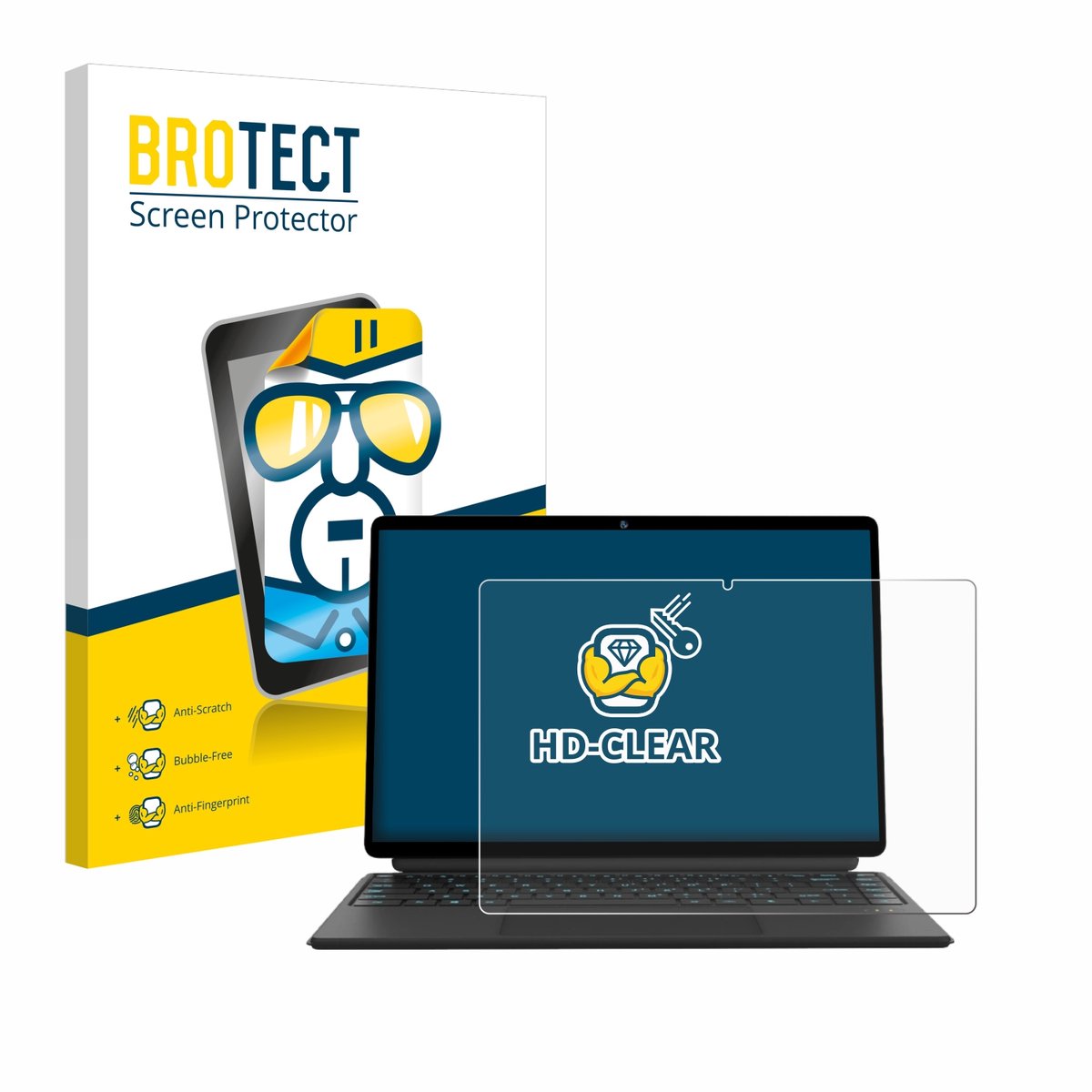 BROTECT - Screenprotector voor Ninkear T40 2-in-1 - Folie Beschermfolie transparant