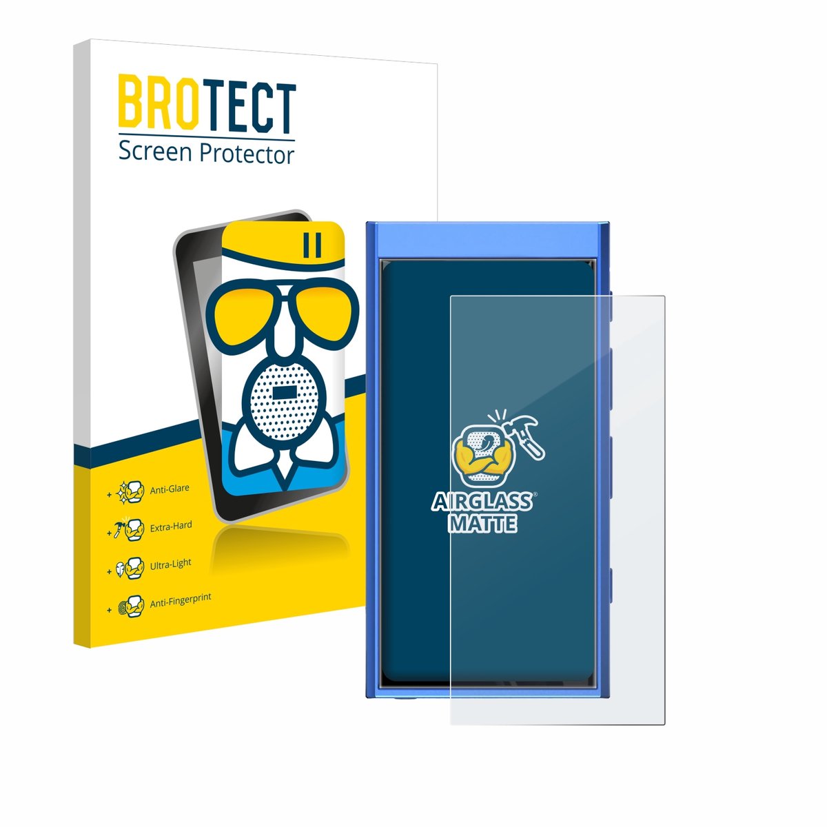 BROTECT - Screenprotector voor Hiby Digital M300 - Folie Beschermfolie Beschermglas matte