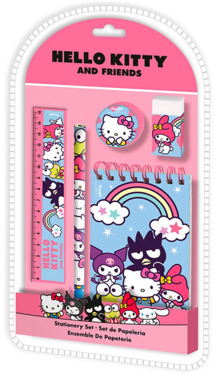 Hello Kitty stationery set 5 pcs