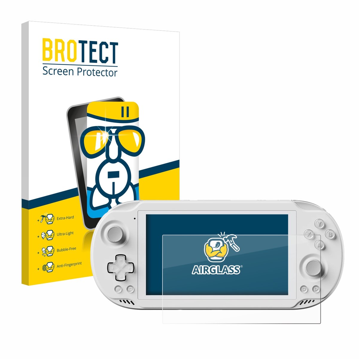 Screenprotector voor AYN Odin 2 Mini Beschermglas transparant