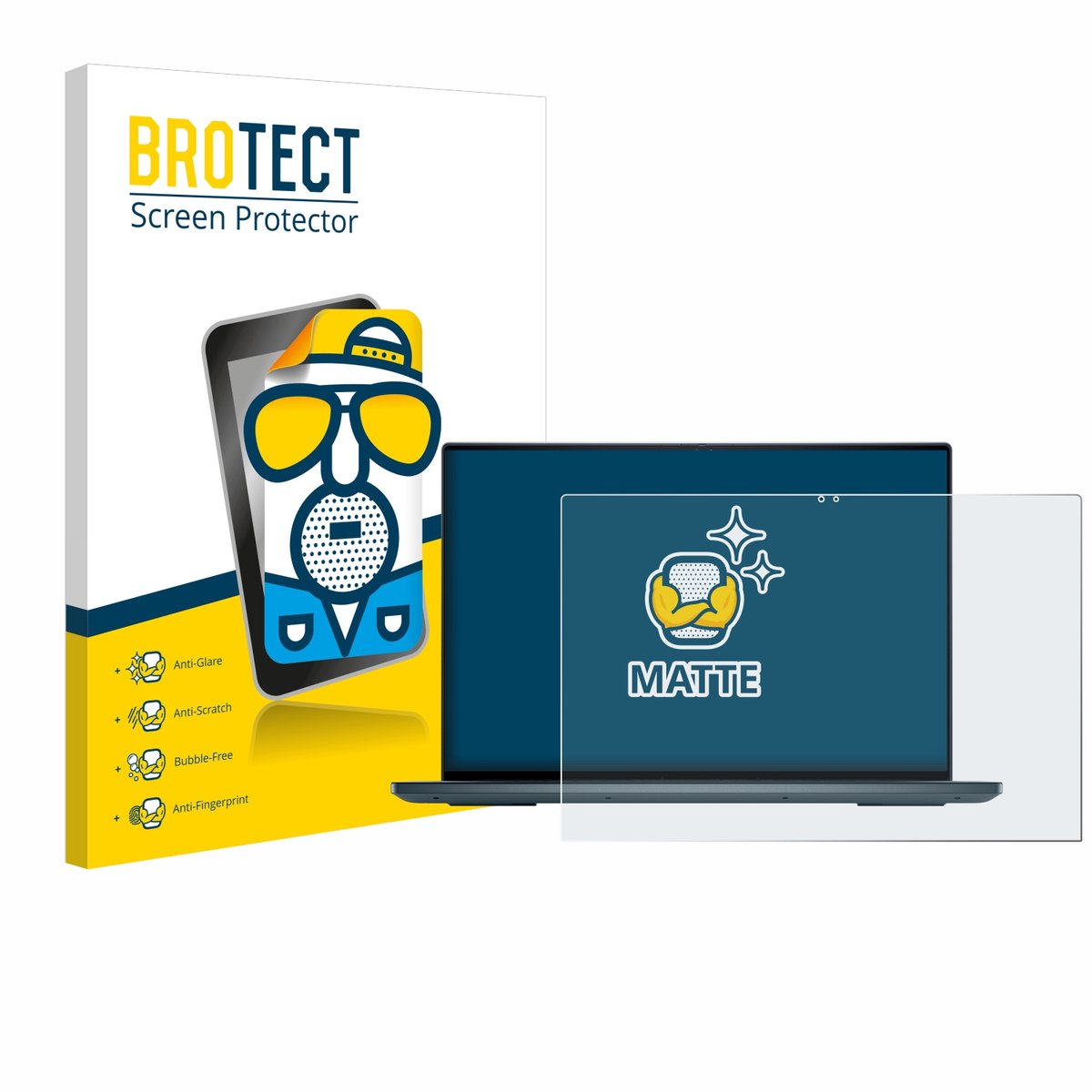 BROTECT - Screenprotector voor Dell Inspiron 16 Plus 7620 - Folie Beschermfolie matte