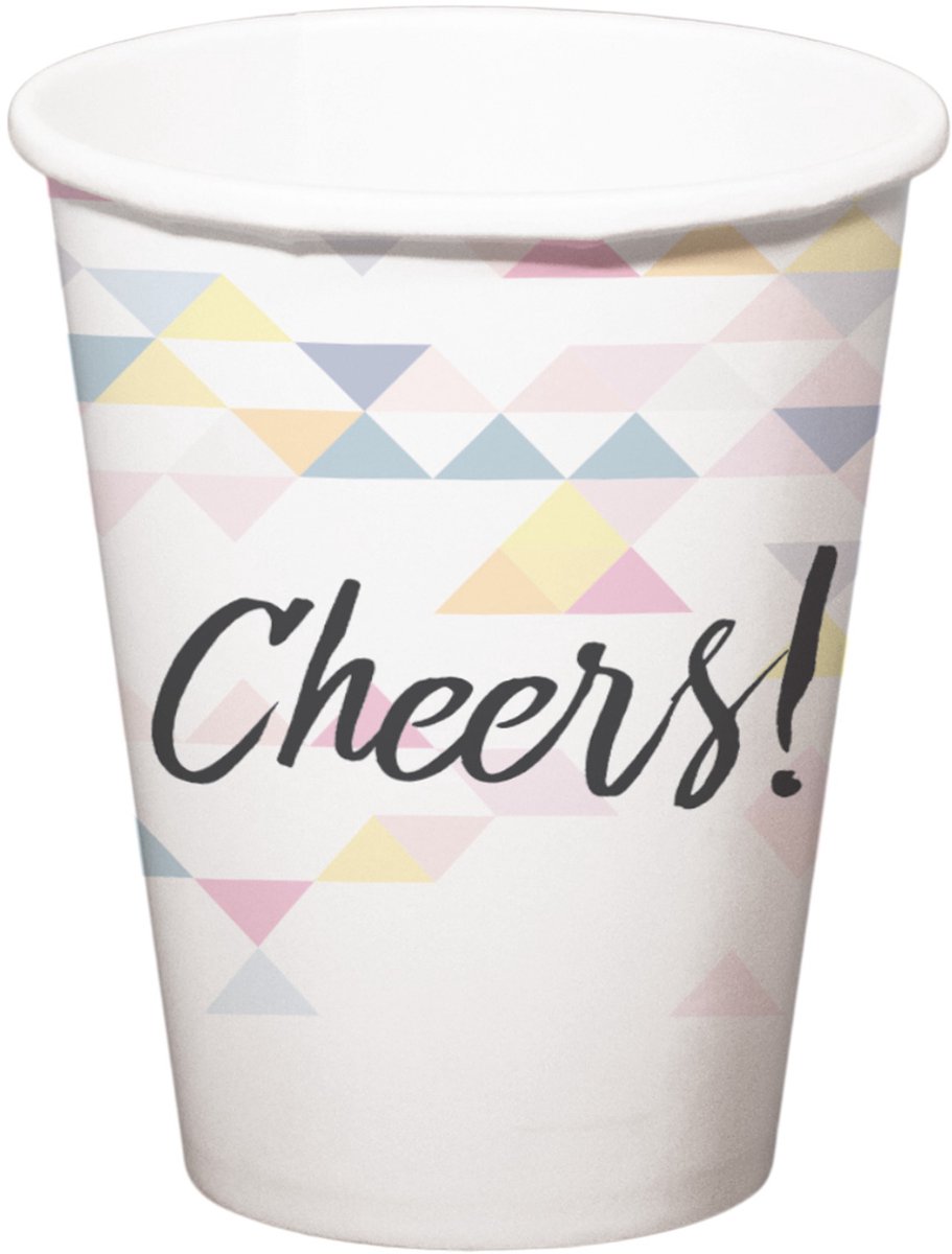 Bekers Iridiscent Cheers 250 ml / 6