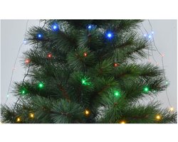 GIOCOPLAST NATALE S.P.A - Multicolor lichtgordijn voor kerstboom 1,5 m 240 LED druppels