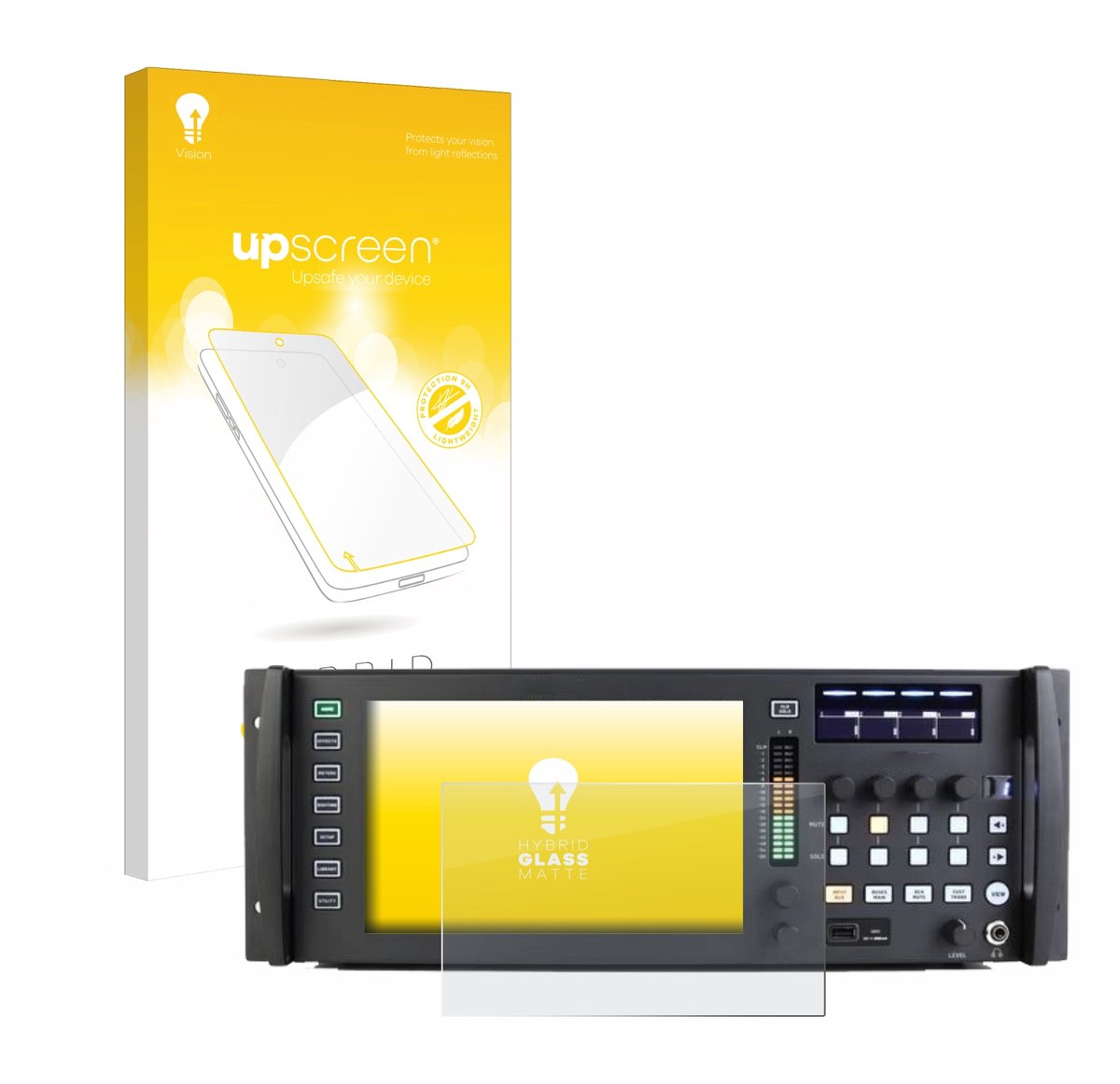 upscreen - Screenprotector voor Behringer Wing Rack - Folie Beschermfolie Beschermglas matte