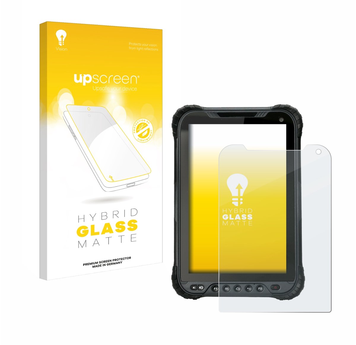 upscreen - Screenprotector voor Unitech TB85 - Folie Beschermfolie Beschermglas matte