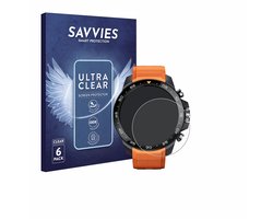 Savvies - Screenprotector voor Mibro GS Explorer S - Folie Beschermfolie transparant 6 Stuks