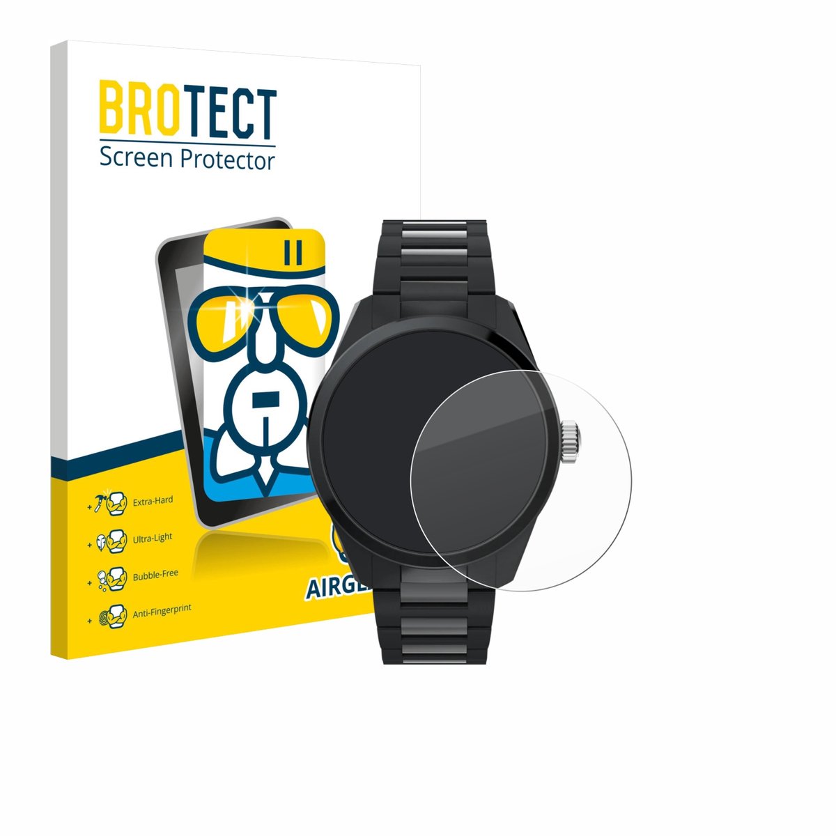 Screenprotector voor Timex Huckberry x Timex 1979 Beschermglas transparant
