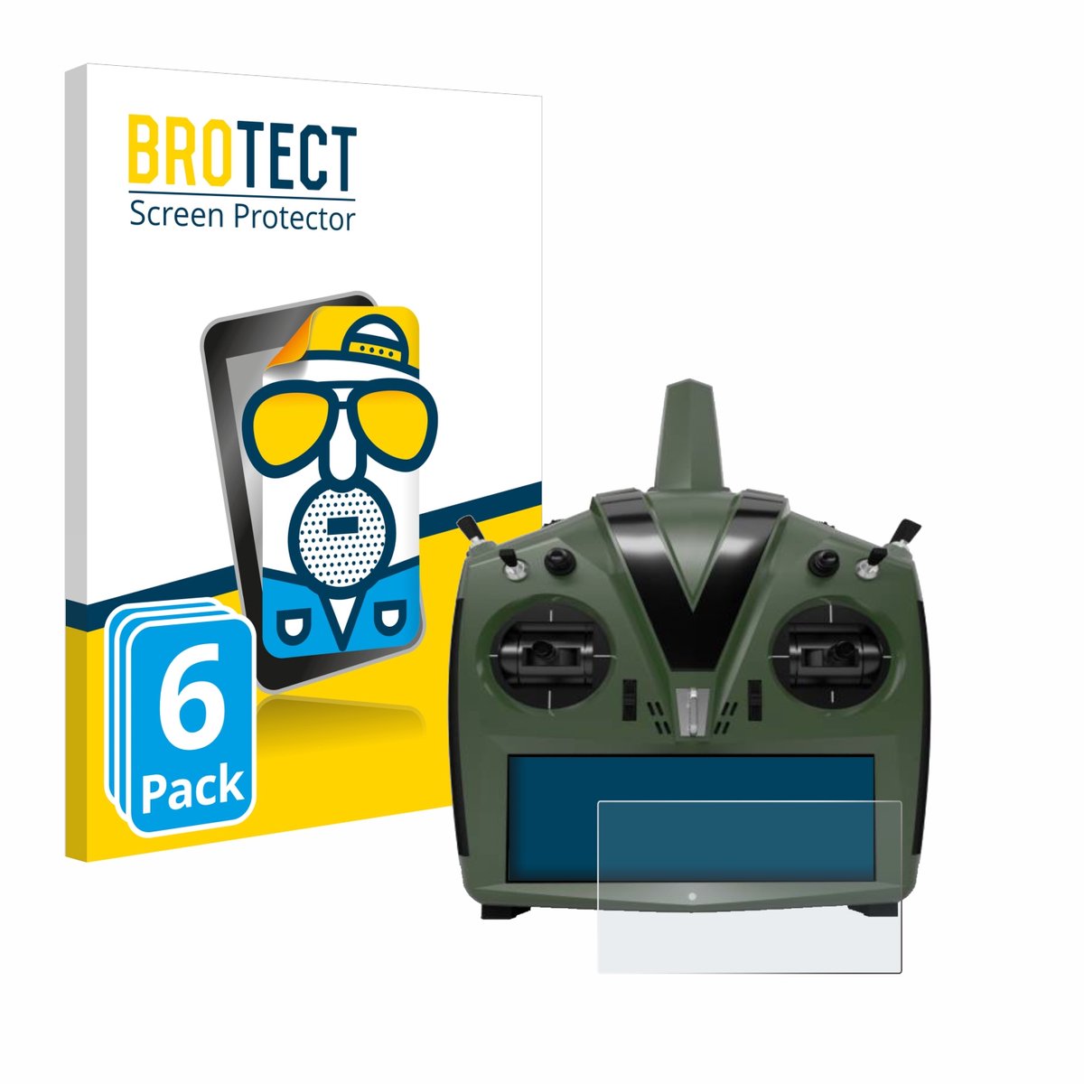 BROTECT - Screenprotector voor VBar Control Evo - Folie Beschermfolie matte 6 Stuks