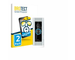 BROTECT - Screenprotector voor Ring Video Doorbell Pro (Version 2) - Folie Beschermfolie transparant 2 Stuks