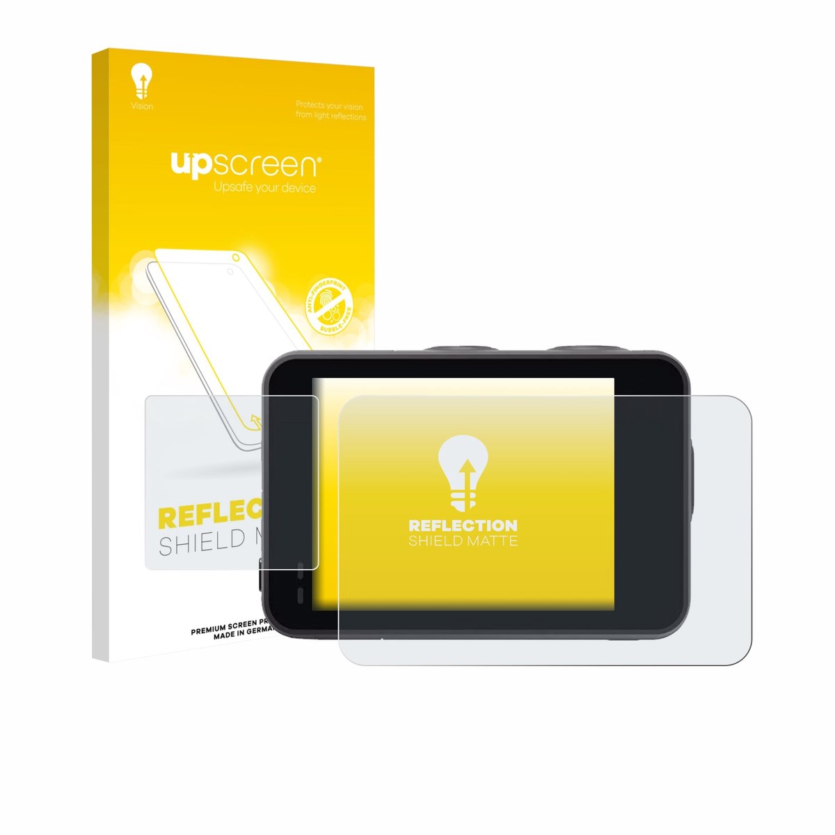 upscreen - Screenprotector voor Akaso Brave 7 - Folie Beschermfolie anti glare matte