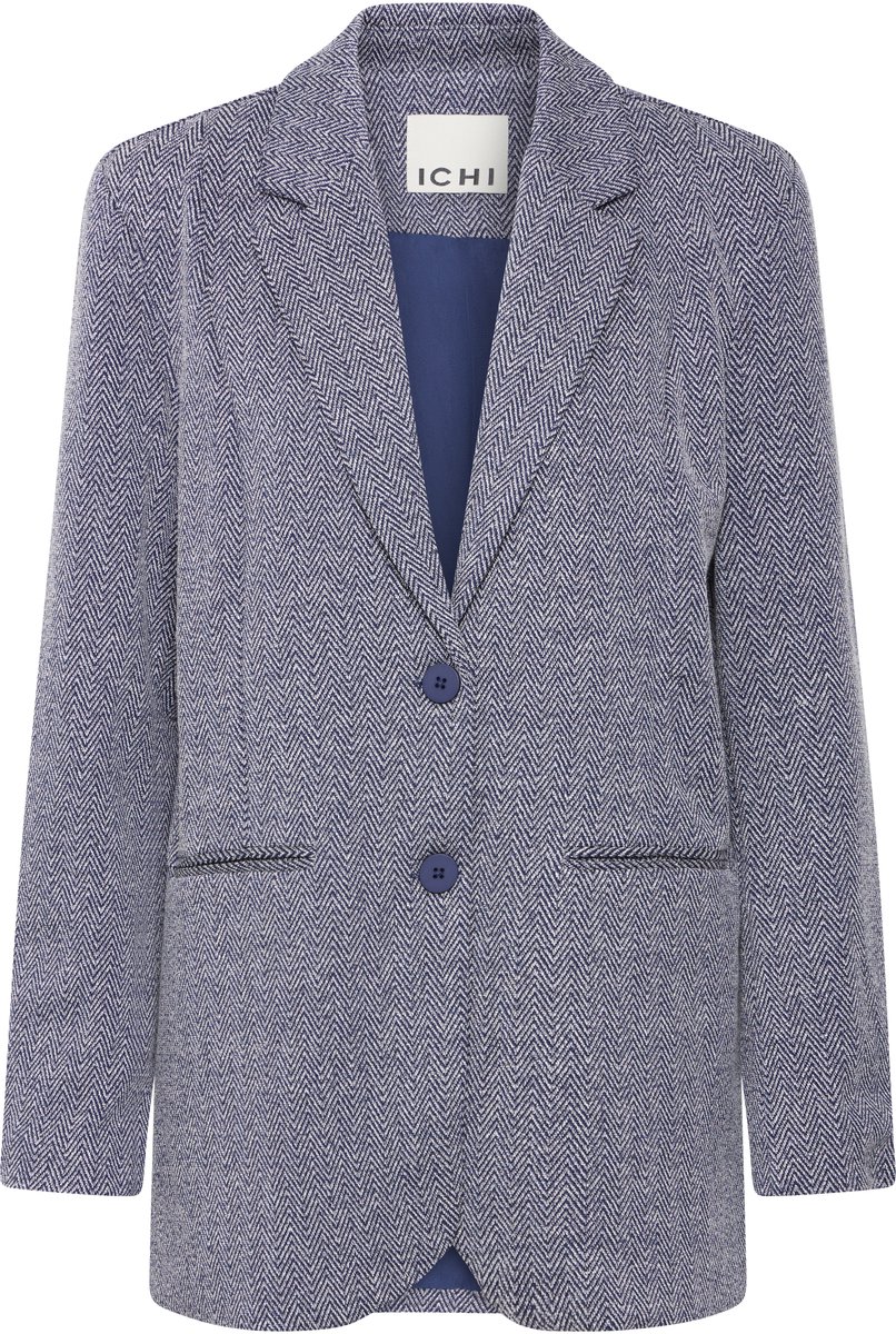 ICHI - IHKATE JACQUARD OVERSIZE BL - Dames - Blazers