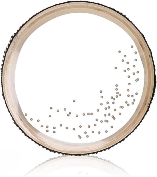 Foto: Allecto drum percussie voor meditatie en yoga natuurlijke kleur ontspannend geluid geschikt voor asmr sound therapy esdoorn wave drum met zeegolven effect