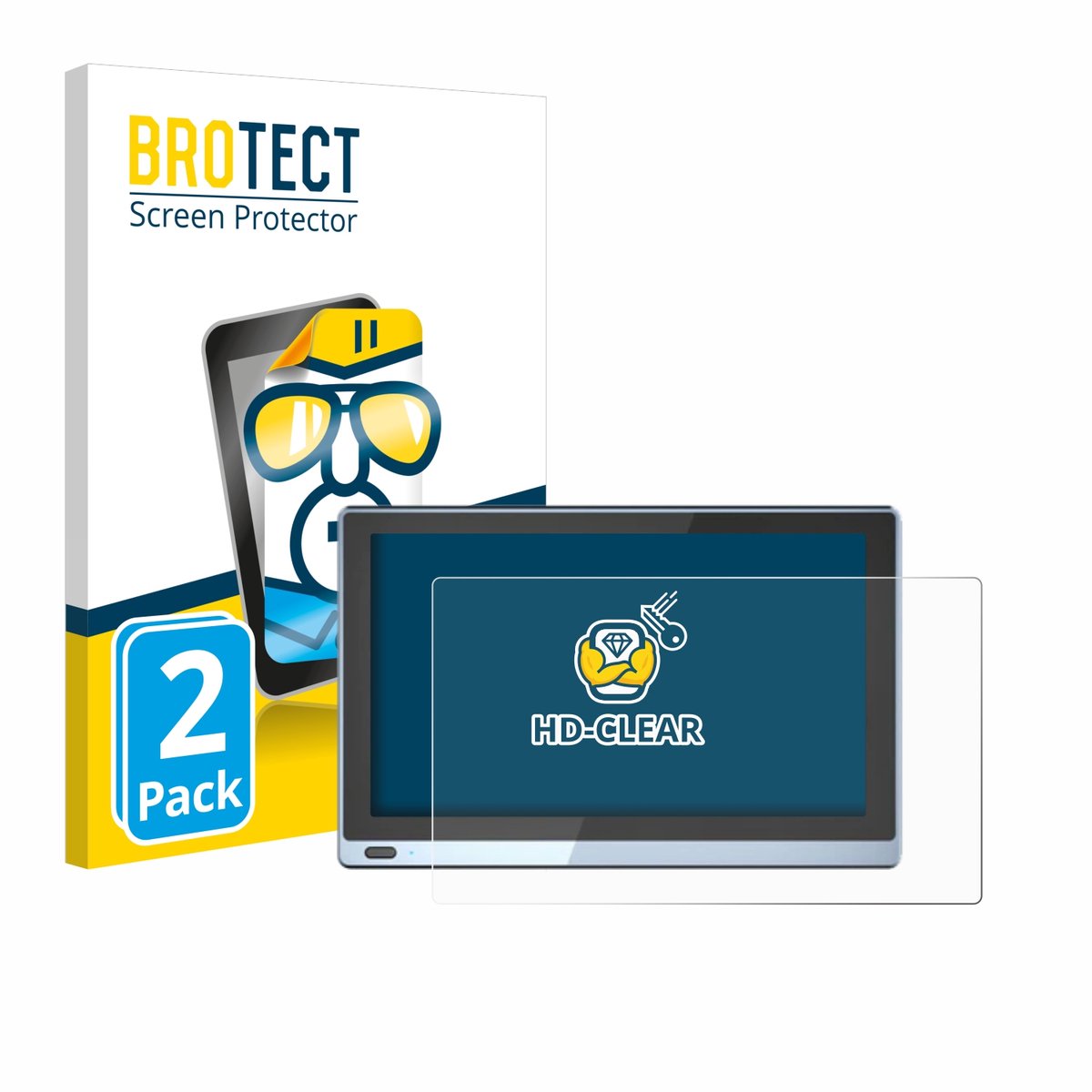 BROTECT - Screenprotector voor Higole Gole 1 Pro - Folie Beschermfolie transparant 2 Stuks