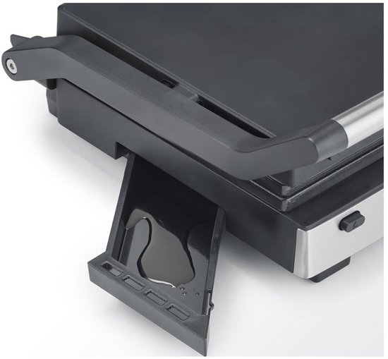 Severin 2380 Contactgrill Zwart, Zilver — afbeelding 3