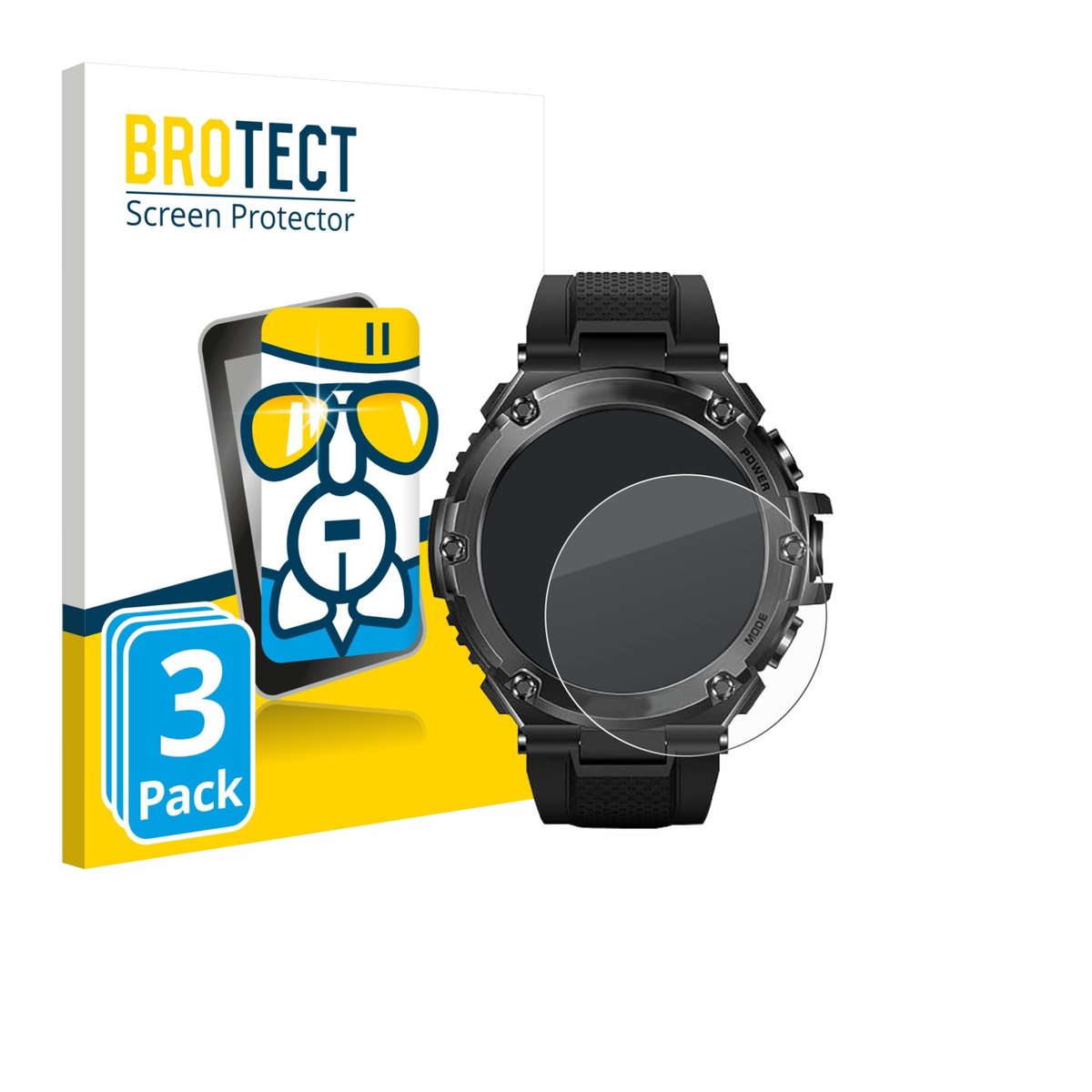 Screenprotector 3 Stuks voor Stahlgear Titan Pro Beschermglas transparant
