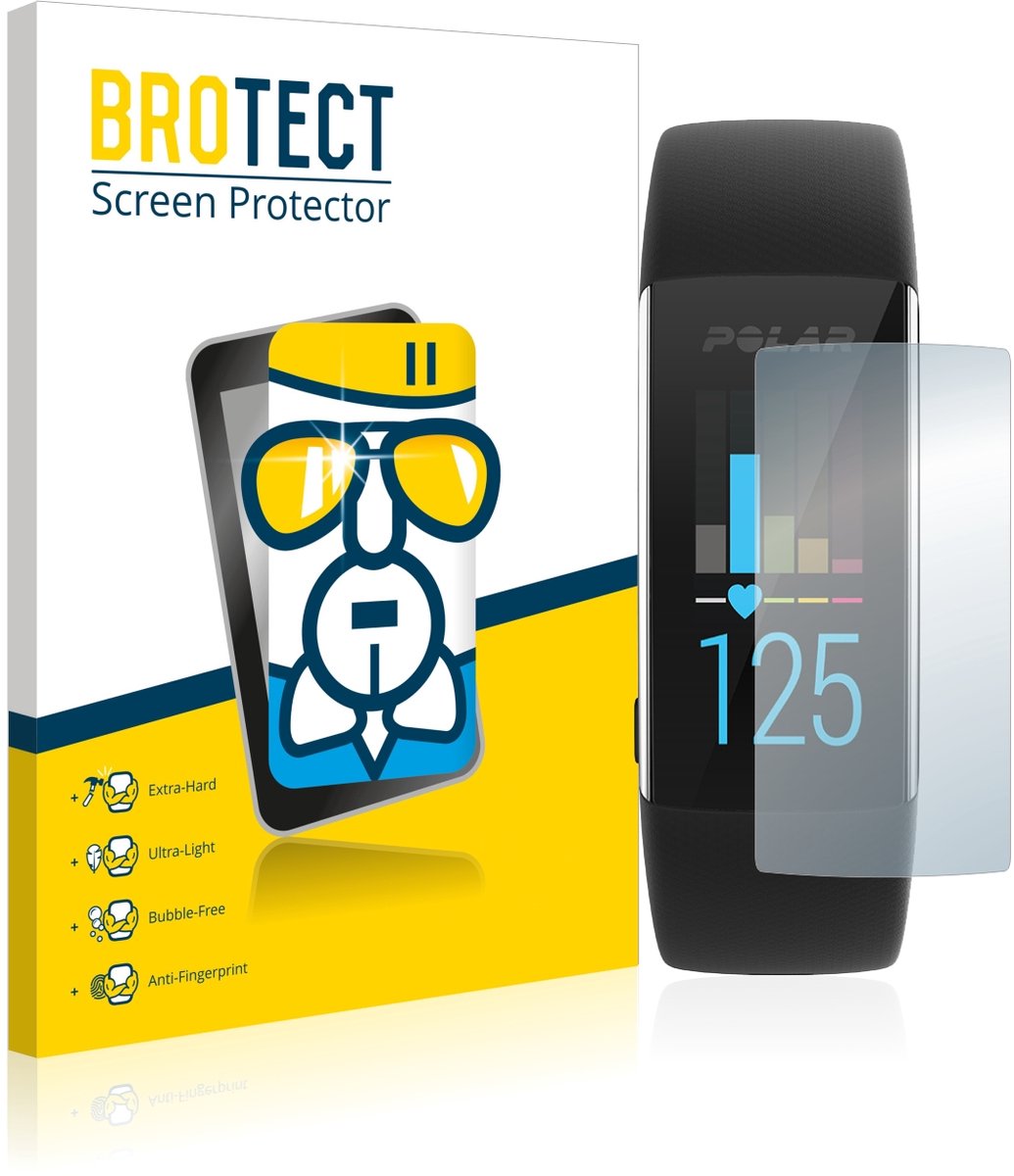 Screenprotector voor Polar A370 Beschermglas transparant