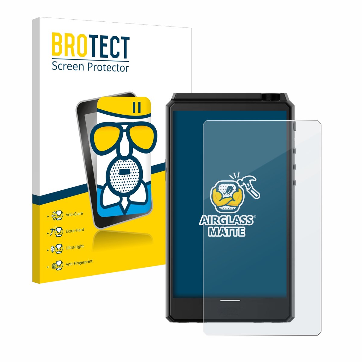 BROTECT - Screenprotector voor Hiby R6 III - Folie Beschermfolie Beschermglas matte