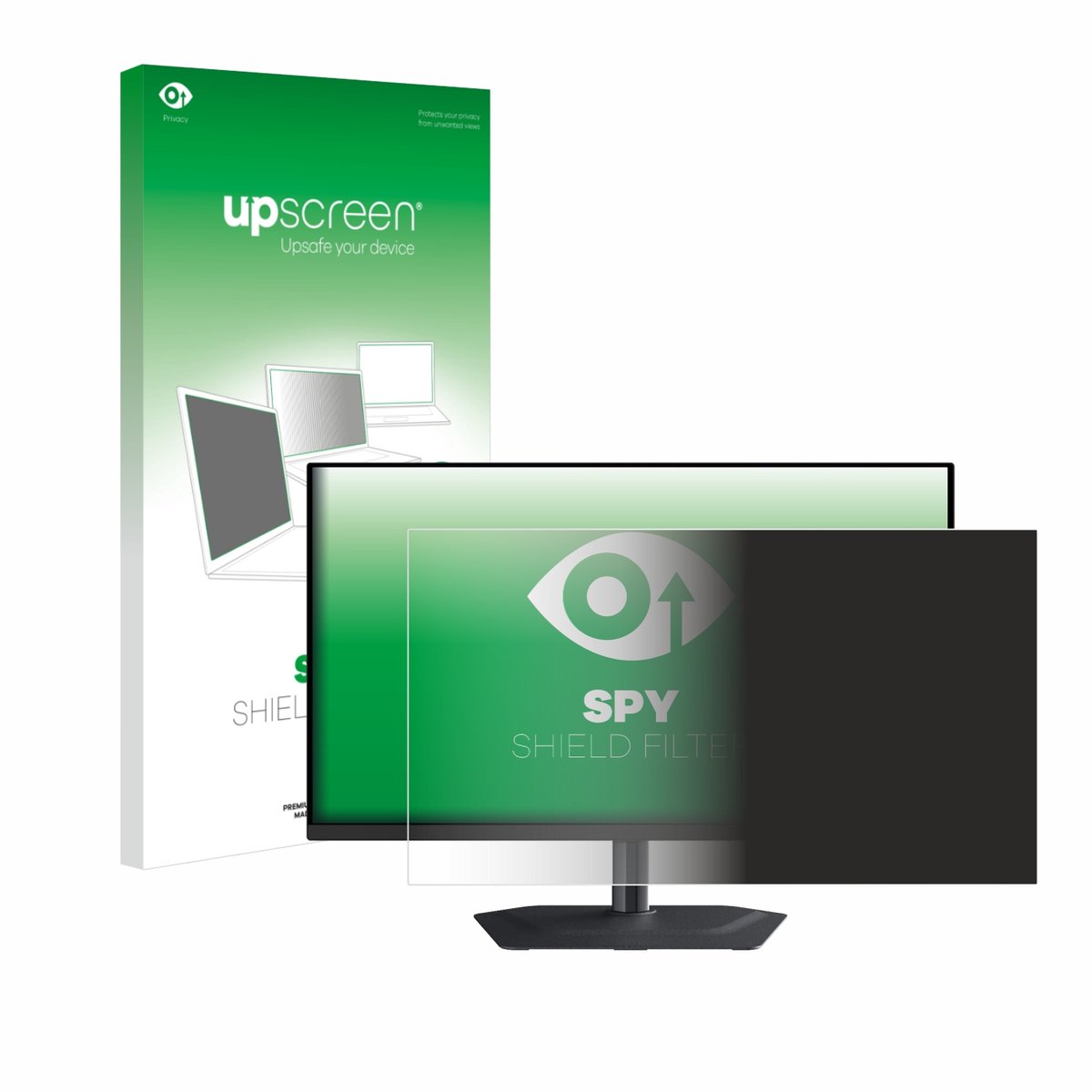 upscreen - privacyscherm voor Gigabyte MO27U2 - privacy filter screenfilter Blauwlichtfilter