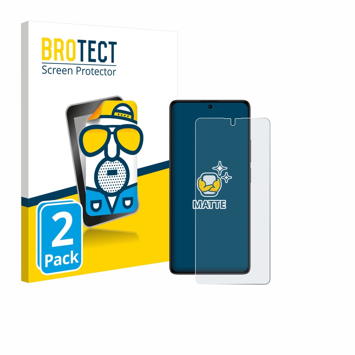 BROTECT - Screenprotector voor Xiaomi Poco M6 Pro 4G - Folie Beschermfolie matte 2 Stuks