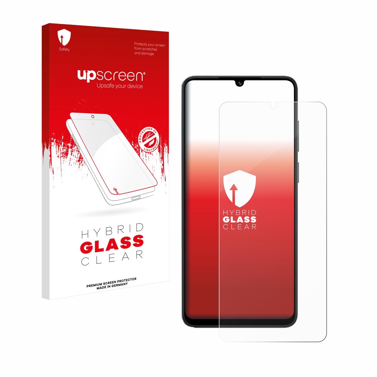 upscreen - Screenprotector voor Honor X5c - Folie Beschermfolie Beschermglas transparant