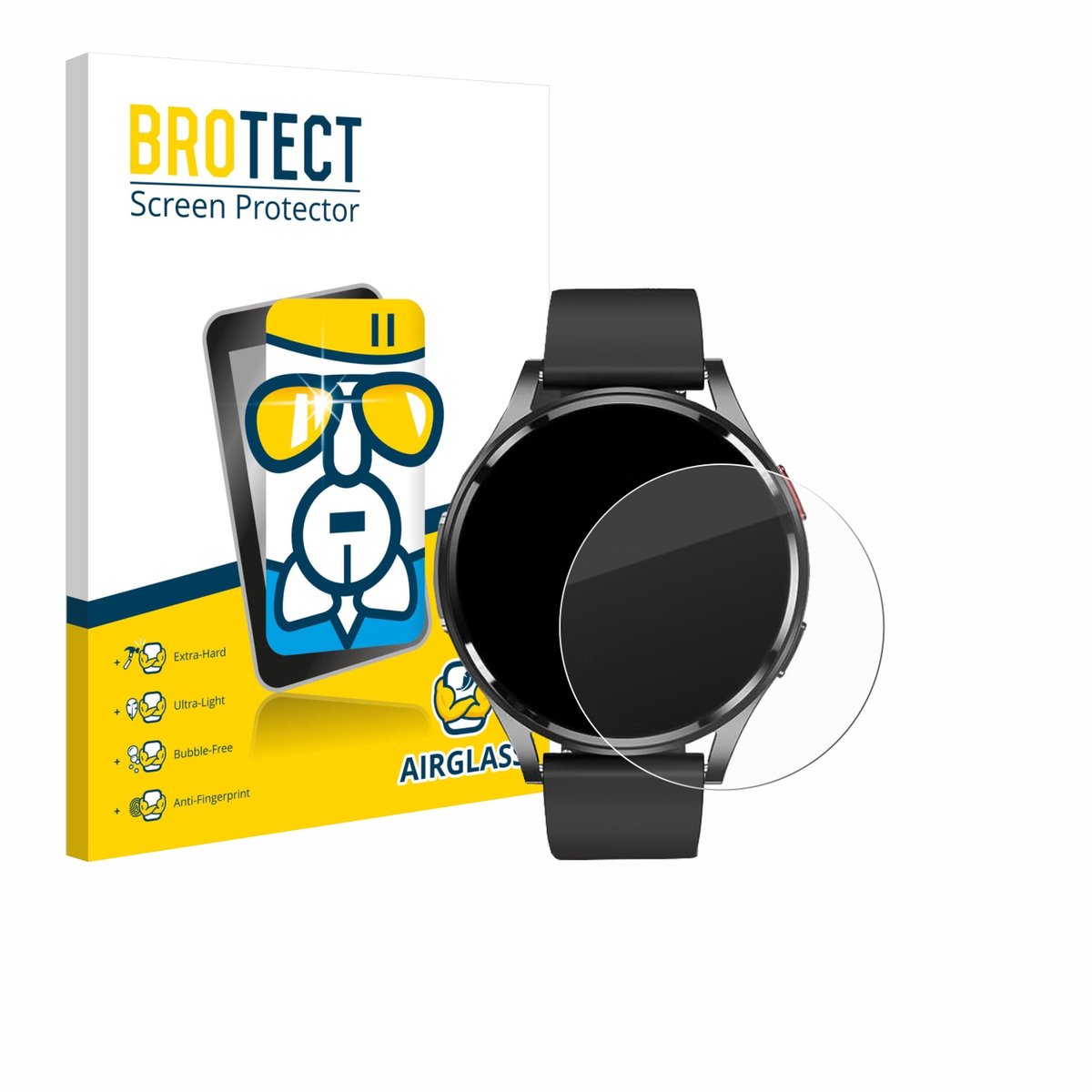Screenprotector voor Lgnitek GE30-H 1.43" Beschermglas transparant