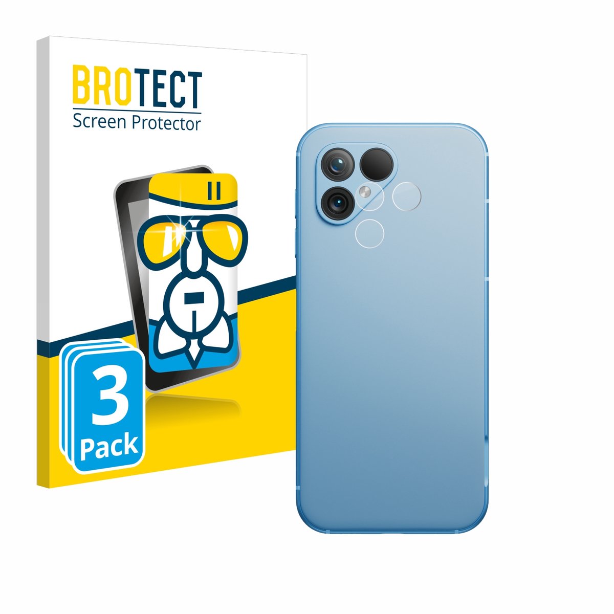Screenprotector 3 Stuks voor Fairphone 5 (ALLEEN Camera Lens) Beschermglas transparant