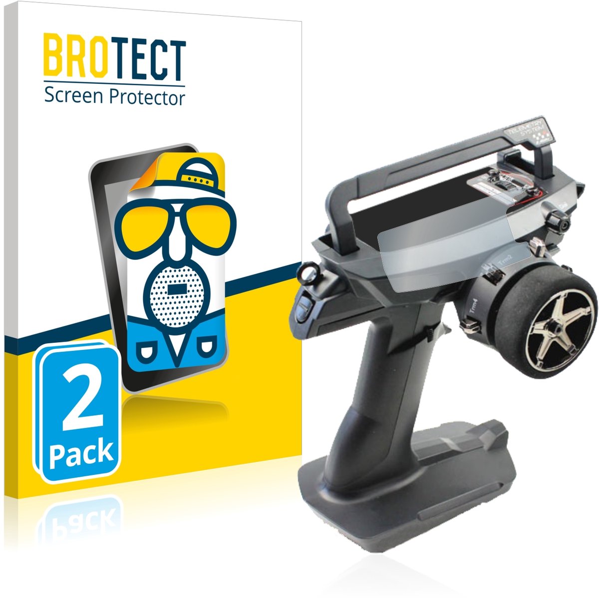BROTECT - Screenprotector voor Sanwa MT 44 / MT 5 - Folie Beschermfolie matte 2 Stuks