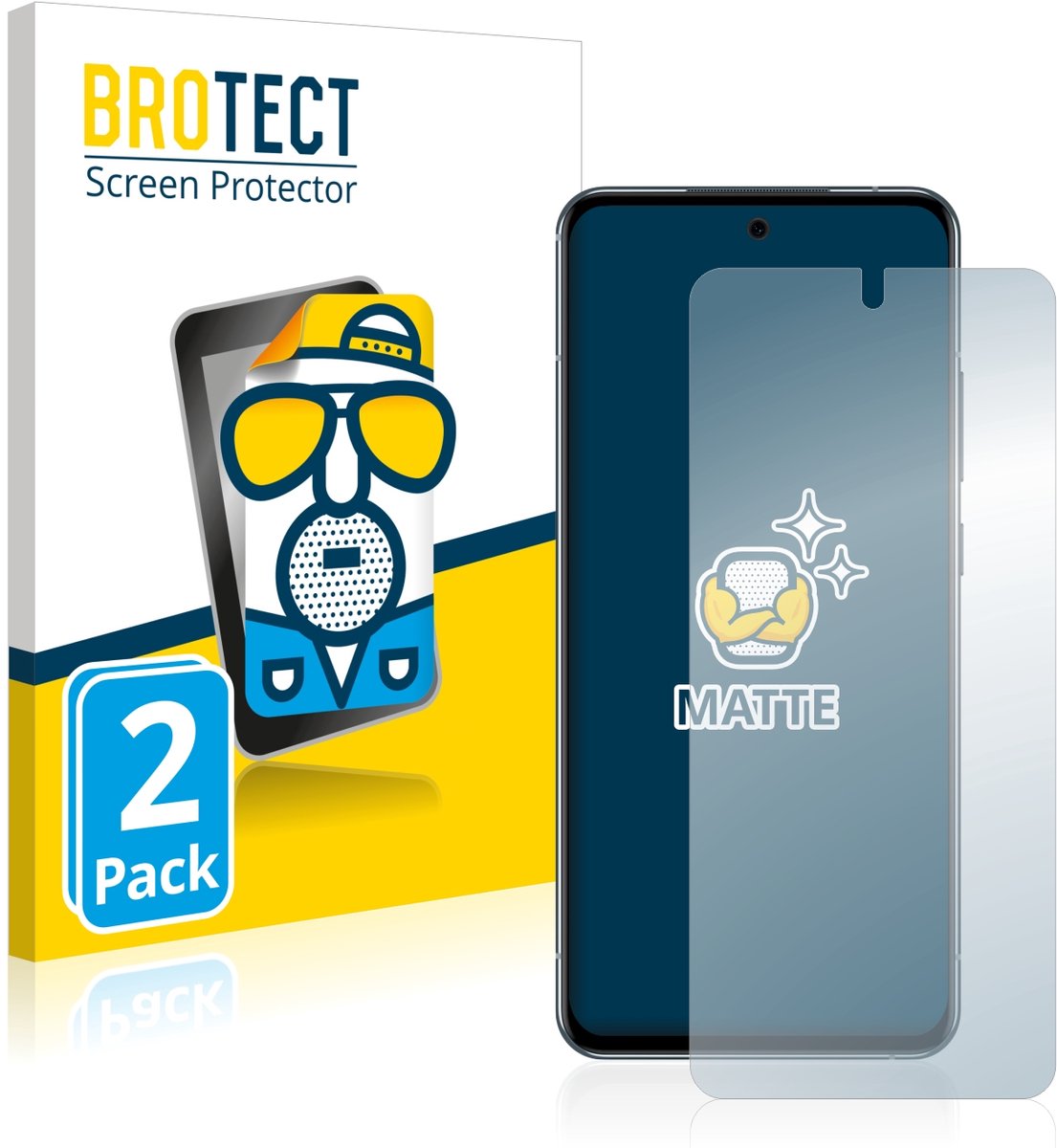 BROTECT - Screenprotector voor Nokia X30 - Folie Beschermfolie matte 2 Stuks