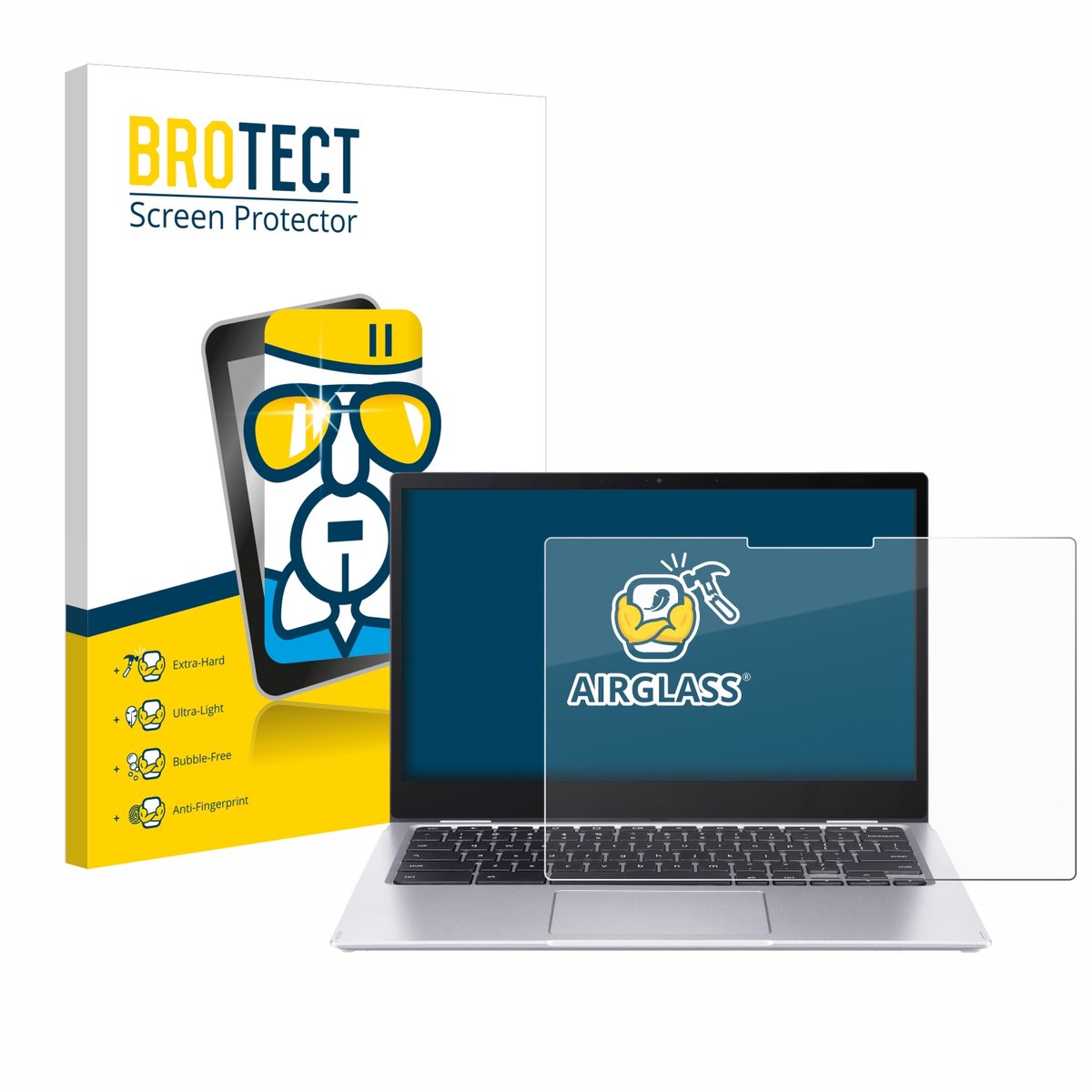 Screenprotector voor Acer Chromebook Spin 513 CP513-1H-S72Y Beschermglas transparant