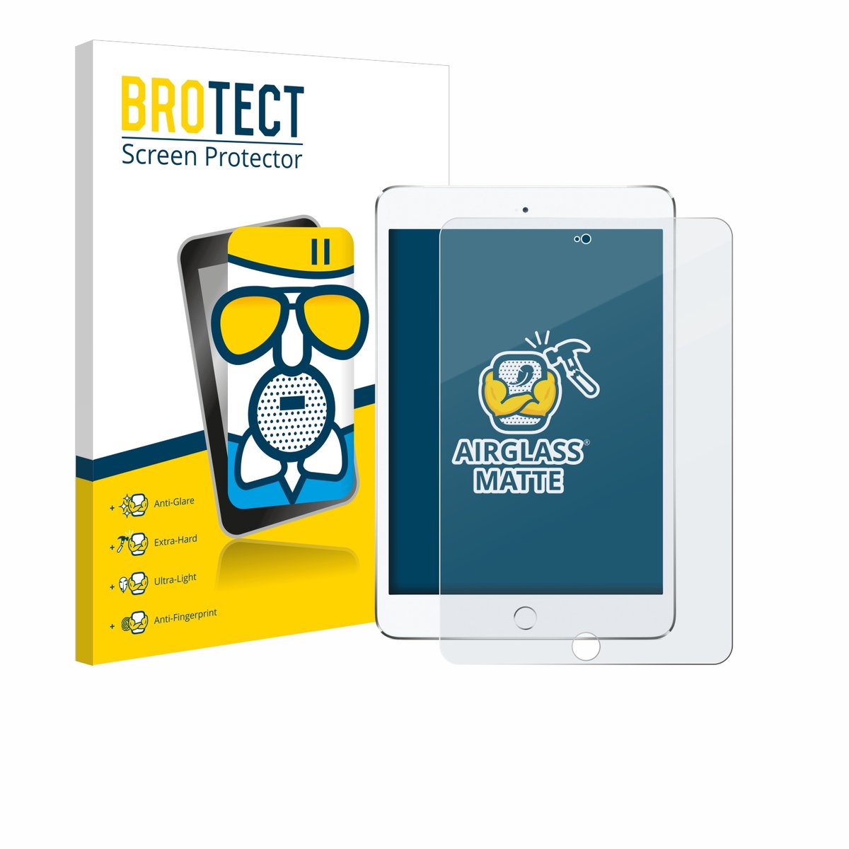BROTECT - Screenprotector voor Apple iPad Mini 4 2015 - Folie Beschermfolie Beschermglas matte
