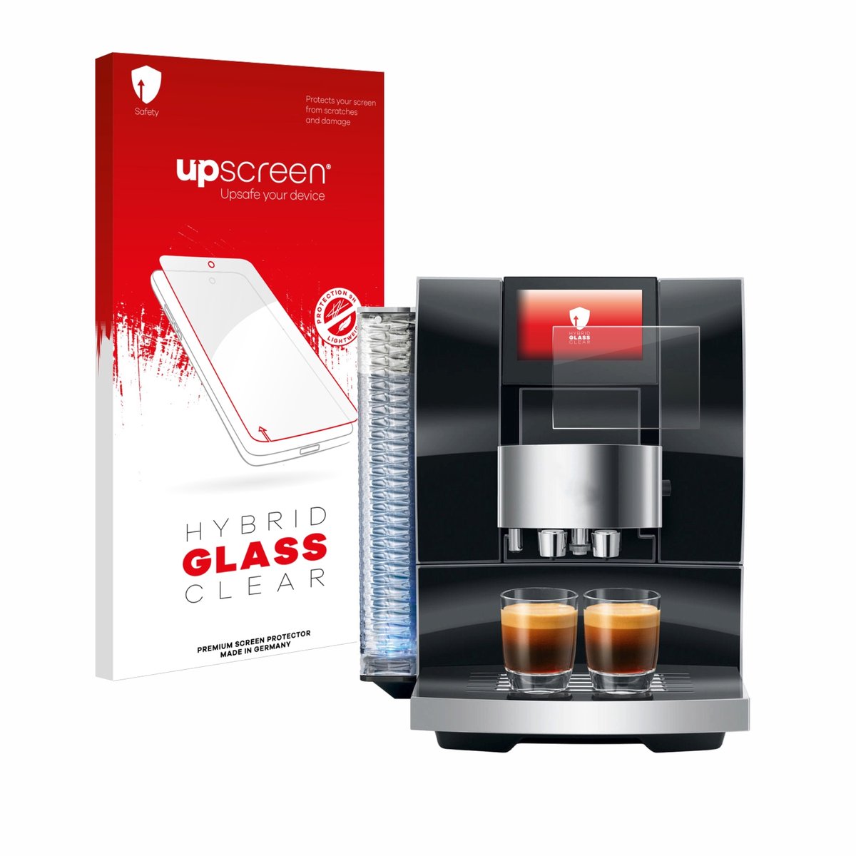 upscreen - Screenprotector voor Jura Z10 - Folie Beschermfolie Beschermglas transparant