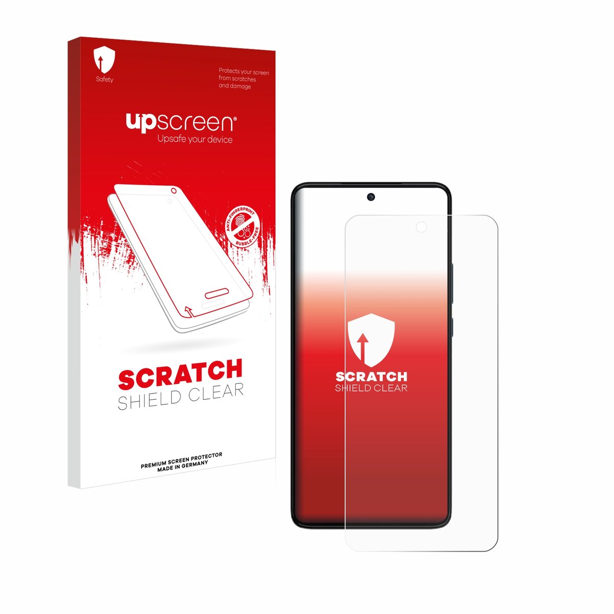 upscreen - Screenprotector voor Motorola Moto G84 - Folie Beschermfolie transparant