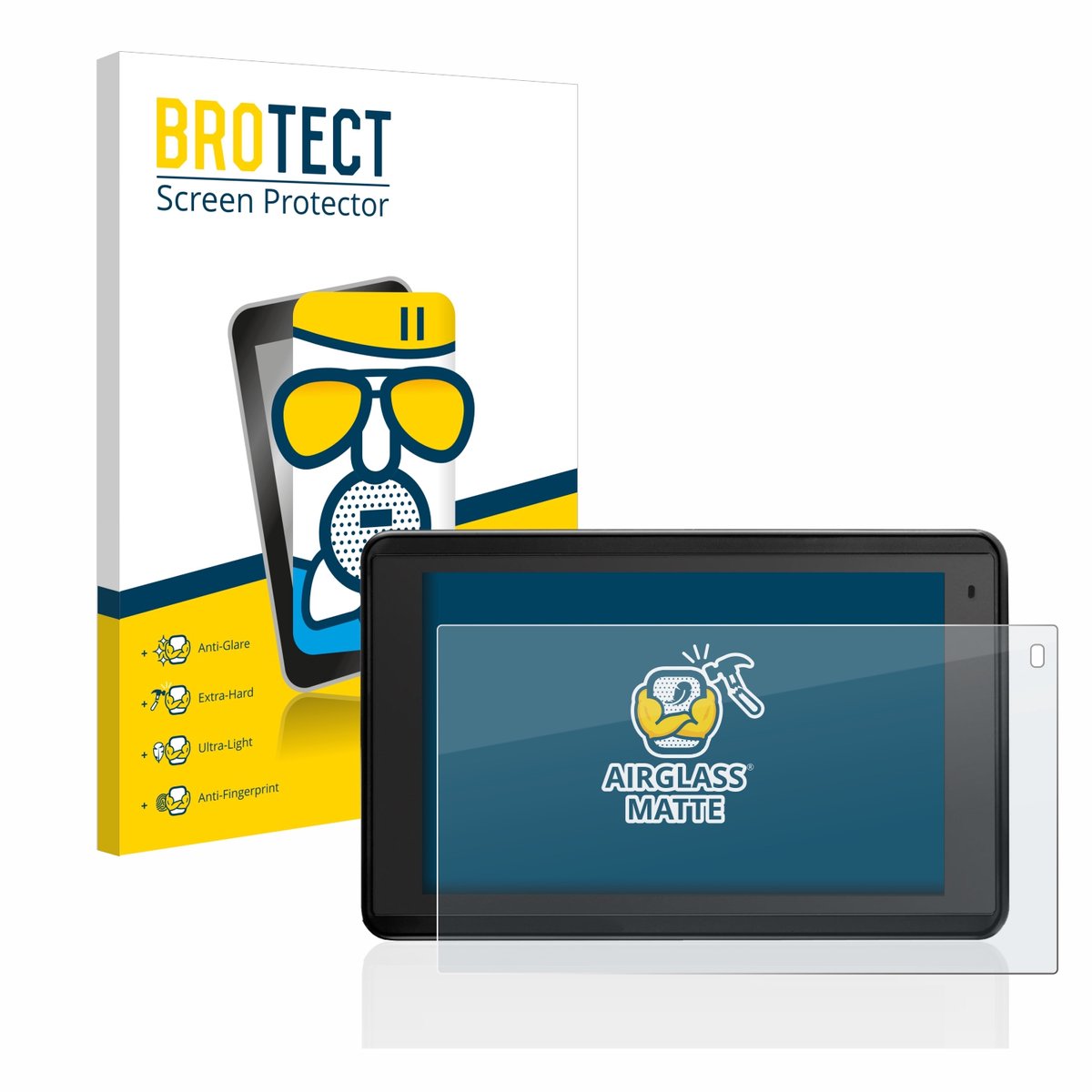 BROTECT - Screenprotector voor Garmin Aera 660 - Folie Beschermfolie Beschermglas matte